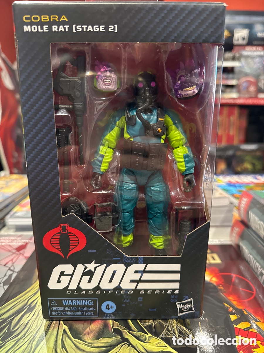 Figuras y mu&ntilde;ecos GI Joe: FIGURA MOLE RAT STAGE 2 GI JOE CLASSIFIED SERIES HASBRO