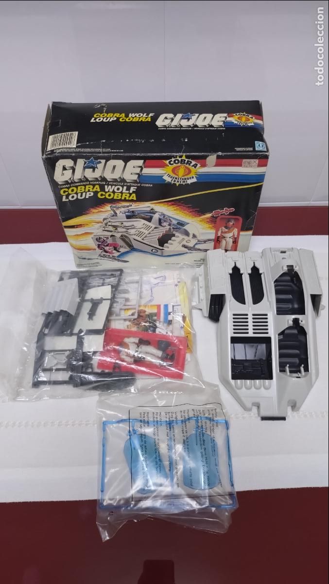 Figuras y mu&ntilde;ecos GI Joe: Nuevo y sellado, Gi Joe Cobra WOLF, Serie 2, 1988 versi&oacute;n belga - Gijoe Cupra - New sealed MIB