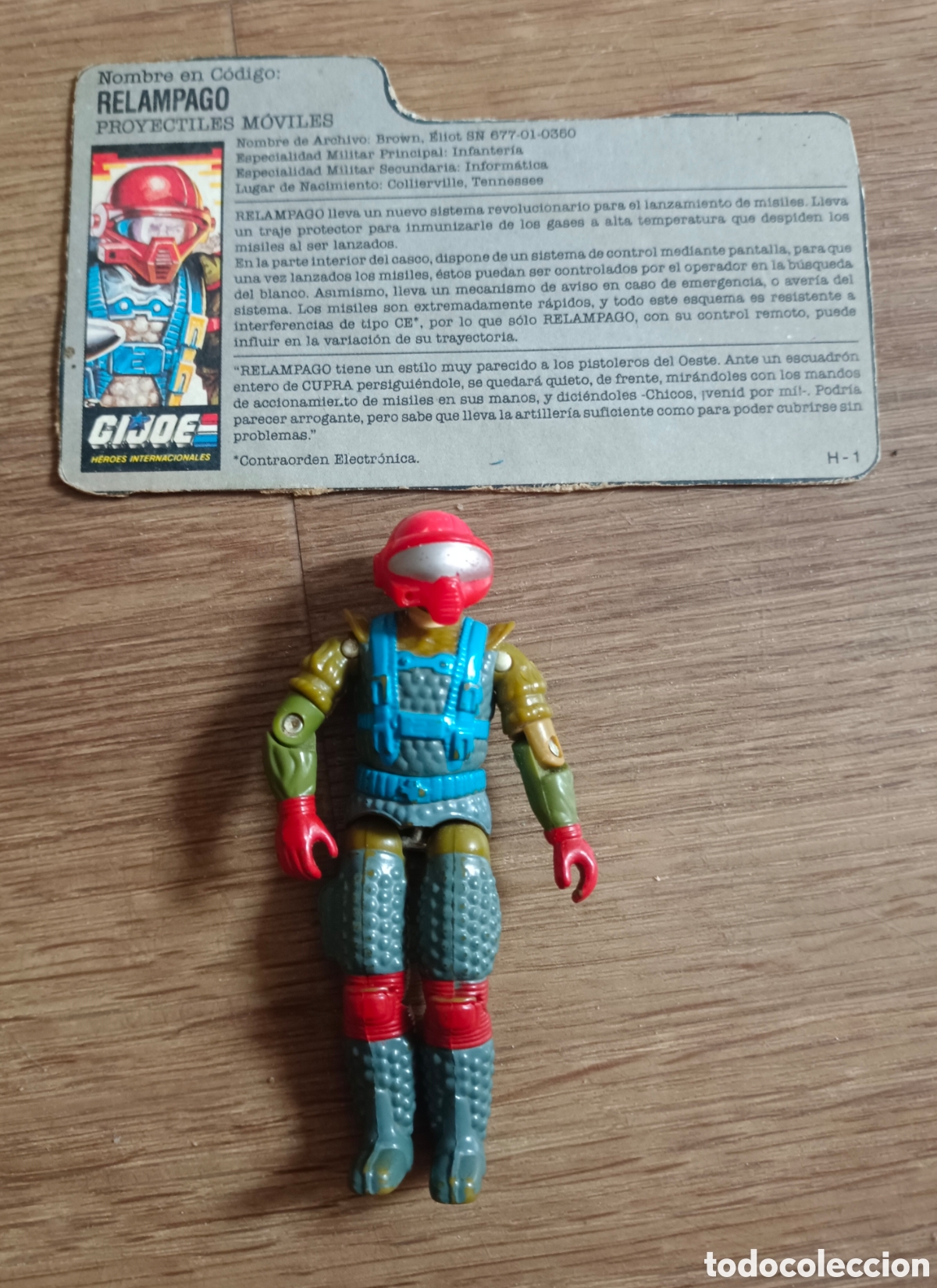 Figuras y mu&ntilde;ecos GI Joe: Gijoe Gi joe Fast Draw V1 ( Relampago ) Hasbro 1987