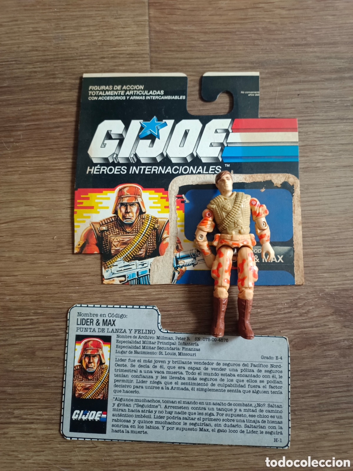 Figuras y mu&ntilde;ecos GI Joe: Gijoe gi joe lider & Max hasbro 1987