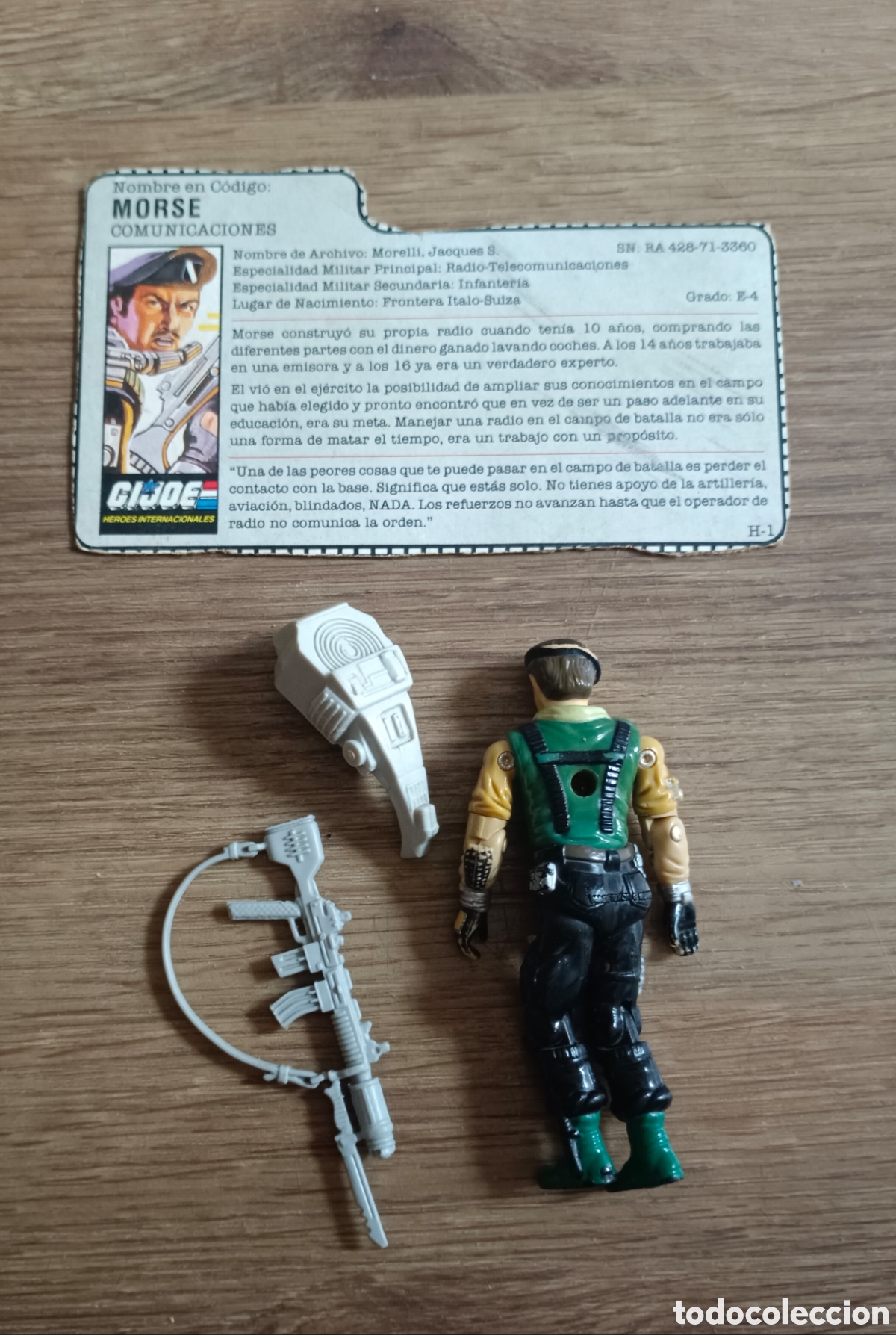 Figuras y mu&ntilde;ecos GI Joe: Gijoe Gi joe morse hasbro 1987 - Foto 2