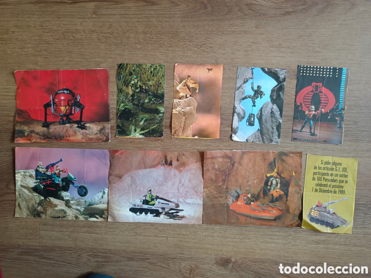 Figuras y mu&ntilde;ecos GI Joe: Lote folletos gijoe gi joe hasbro