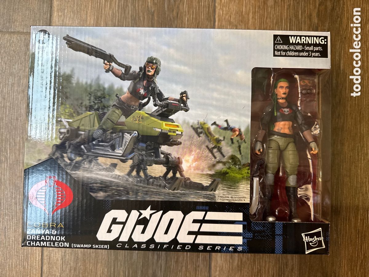 Figuras y mu&ntilde;ecos GI Joe: Figura Zanya & Dreadnok Chameleon Swamp Skier G.I. Joe Classified Series Hasbro