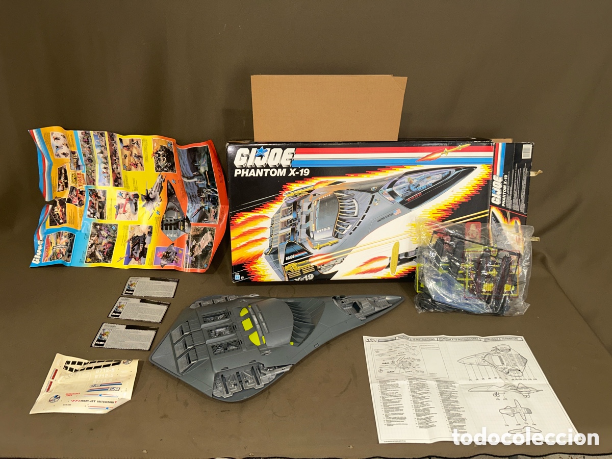 Figuren von GI Joe: GIJOE PHANTOM X-19 HASBRO 1988 EN SU CAJA ,CON MANUALES &ldquo;APARENTEMENTE NUEVO A ESTRENAR&rdquo;
