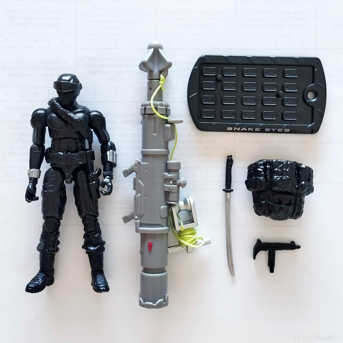Figuras y mu&ntilde;ecos GI Joe: GI JOE RISE OF COBRA (ROC) 2008: SNAKE EYES (COMPLETO) - HASBRO