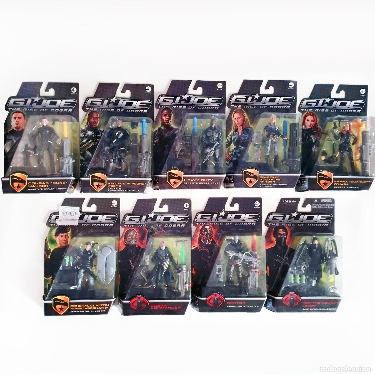 Figuras y mu&ntilde;ecos GI Joe: GI JOE RISE OF COBRA (ROC) 2008: HAWK, COMMANDER, DESTRO, REX, DUKE, RIPCORD, COVER GIRL, SCARLETT..