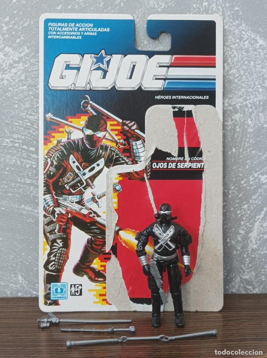 Figuras y mu&ntilde;ecos GI Joe: gijoe gi joe figura completa snake eyes vol.3 mas card