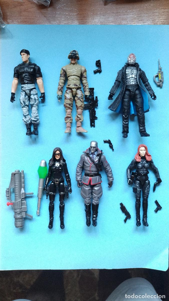 Figuras y mu&ntilde;ecos GI Joe: lote 6 figuras GI Joe rise of Cobra (2009)