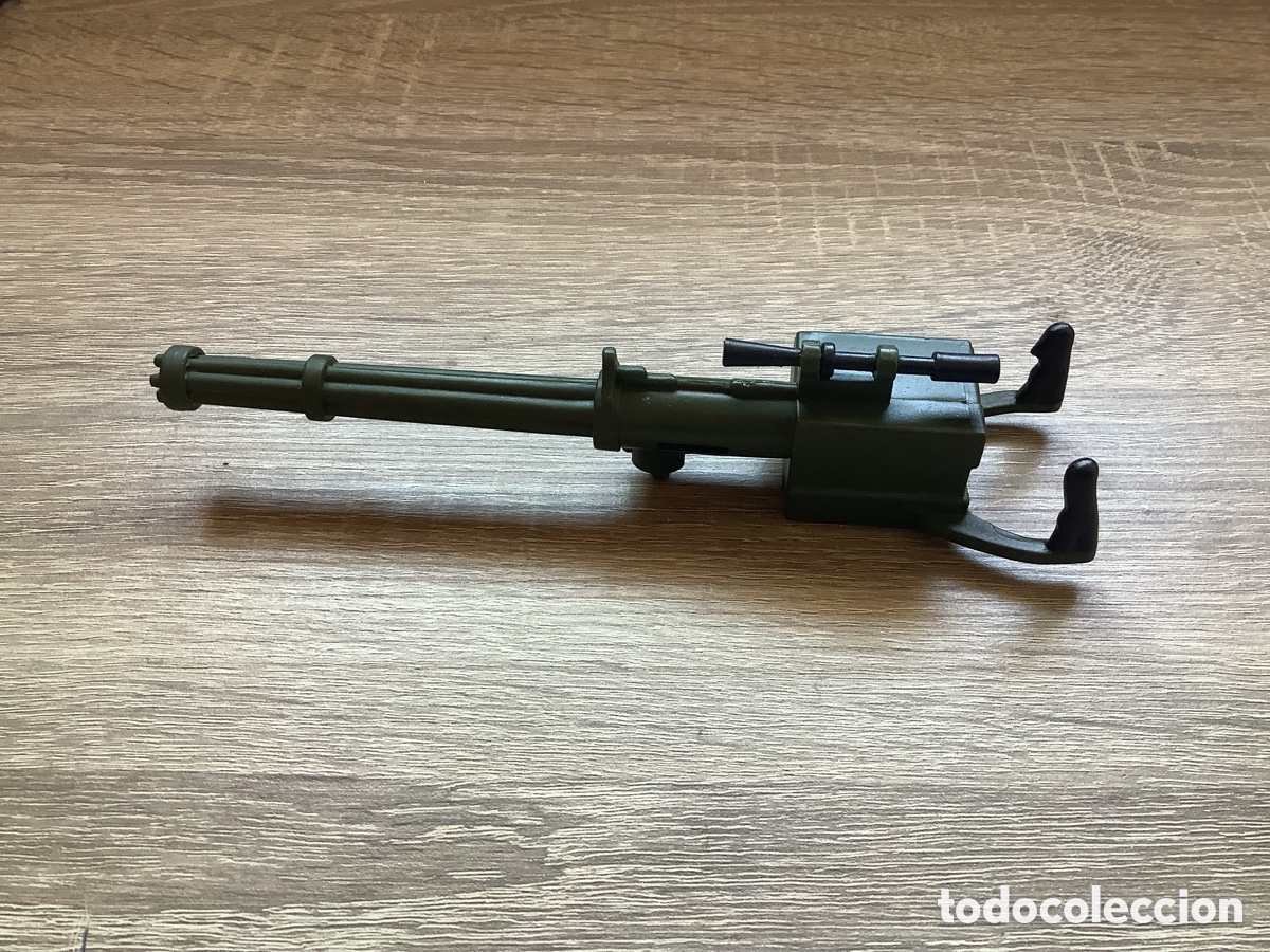 Figuras y mu&ntilde;ecos GI Joe: Ca&ntilde;on Ametralladora de alg&uacute;n Veh&iacute;culo Militar de Action Man no Geyperman