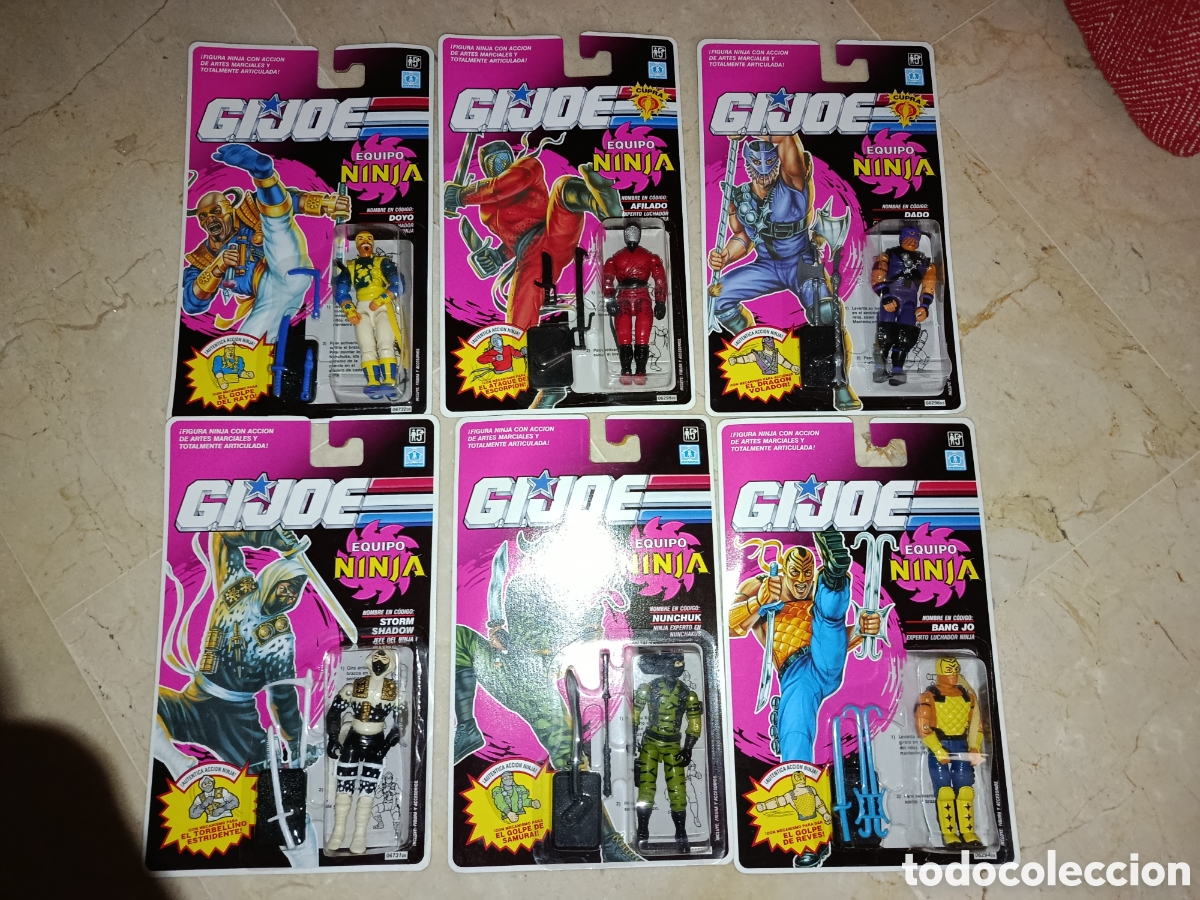 Figure e Bambolotti Gi Joe: LOTE GIJOE EQUIPO NINJA 1992 ESPA&Ntilde;A