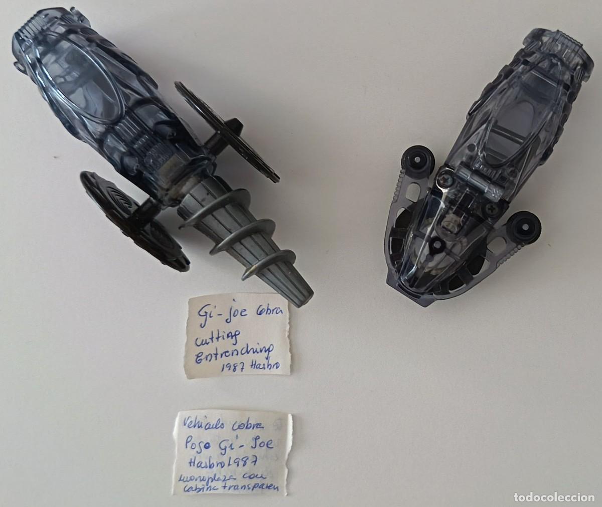 Figuras y mu&ntilde;ecos GI Joe: Figuras Gi Joe. Cobra Cutting Entrenching. Hasbro. 1987. Ahumada con ruedas laterales.