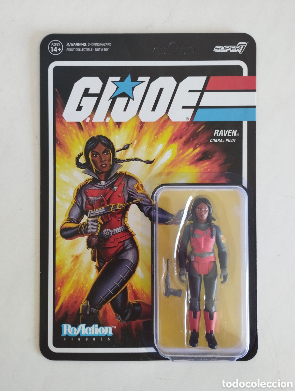 Figuras y mu&ntilde;ecos GI Joe: G I. JOE RAVEN REACTION G I.JOE GI JOE BLISTER SIN ABRIR HASBRO