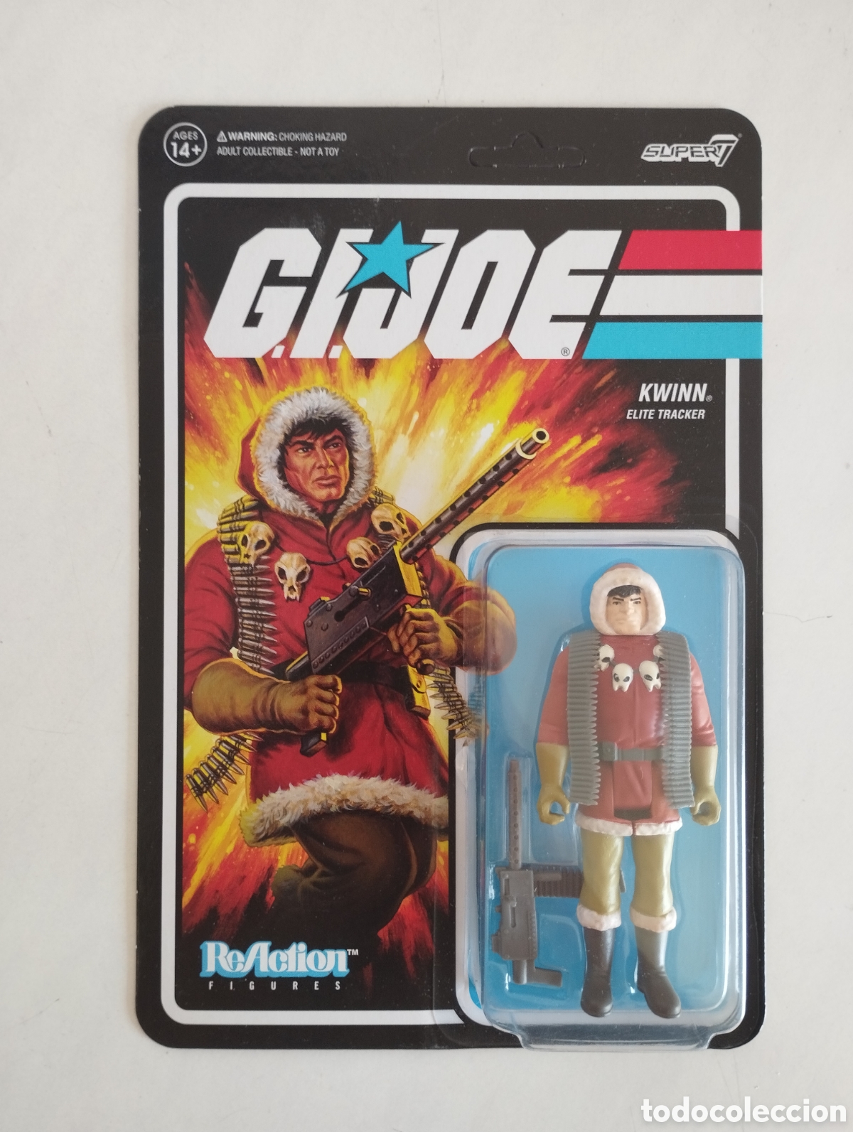 Figuras y mu&ntilde;ecos GI Joe: G.I. JOE KWINN REACTION G.I.JOE GI JOE BLISTER SIN ABRIR HASBRO