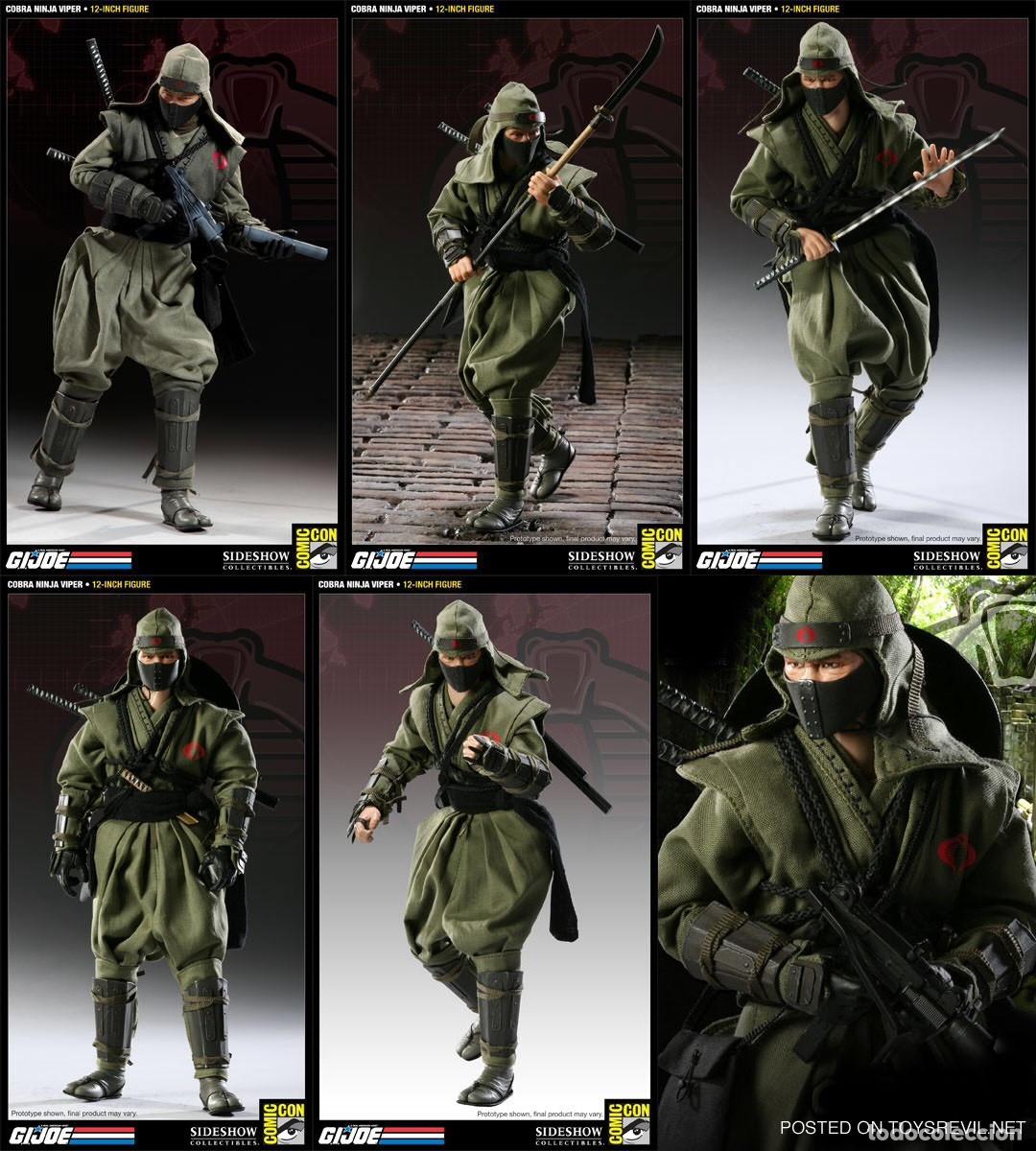 Figuras y mu&ntilde;ecos GI Joe: Sideshow. Cobra Ninja Viper. Escala 1/6. Figura articulada, nueva y en caja.