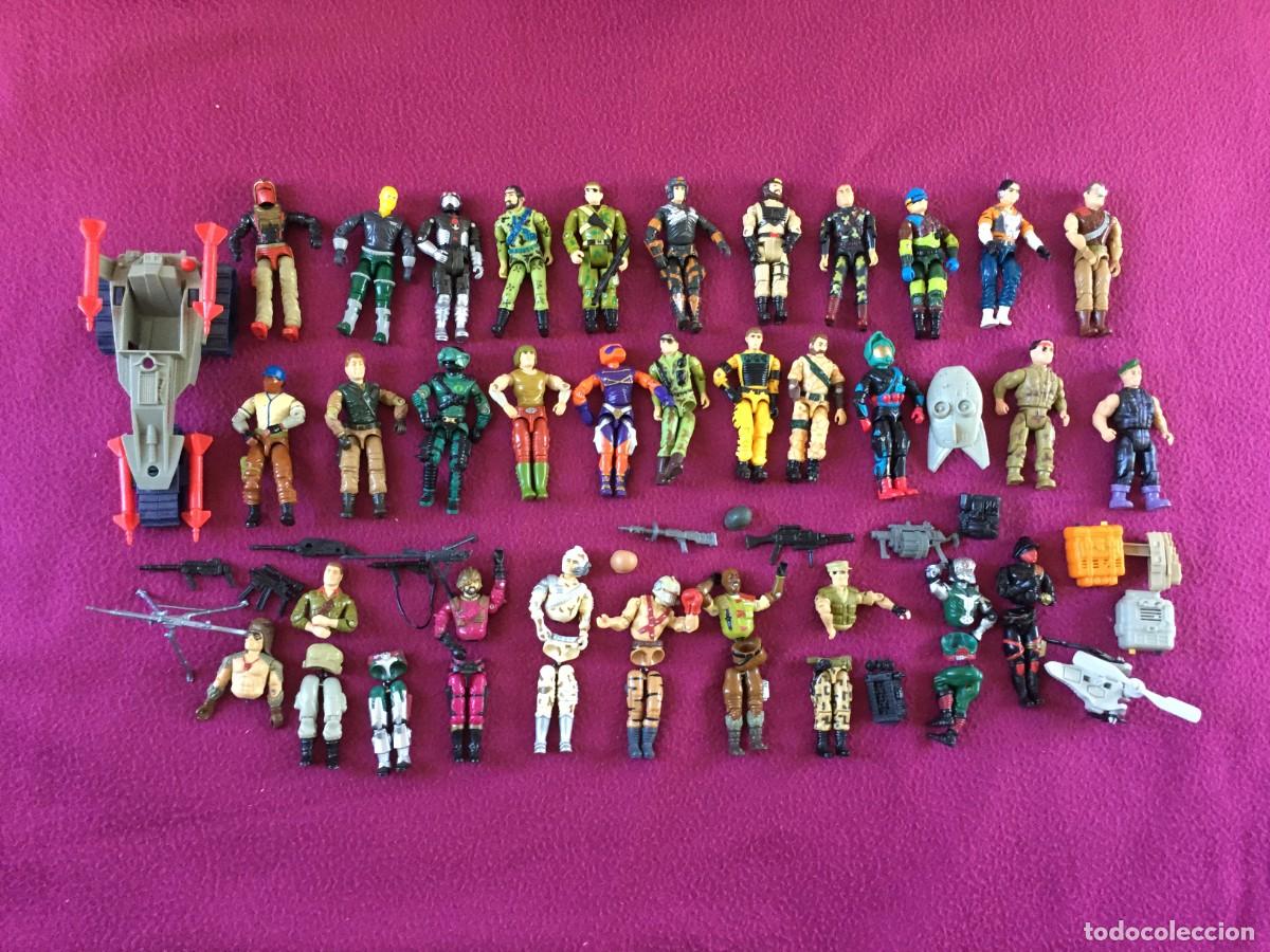 Figuras y mu&ntilde;ecos GI Joe: LOTE DE MU&Ntilde;ECOS GI JOE GIJOE CON ARMAS Y COMPLEMENTOS