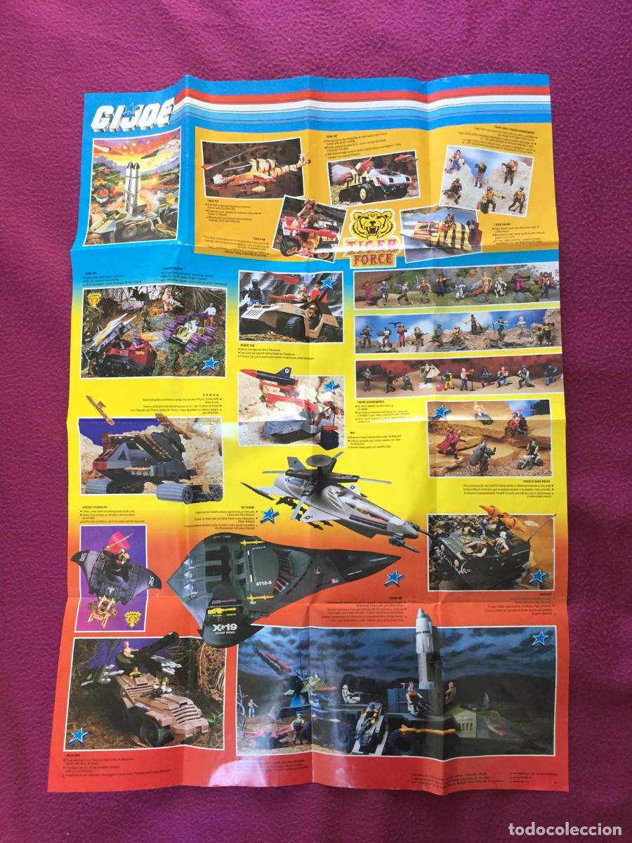 Figuras y mu&ntilde;ecos GI Joe: Catalogo desplegable - folleto original Gi joe de hasbro gijoe --- 59 x 40