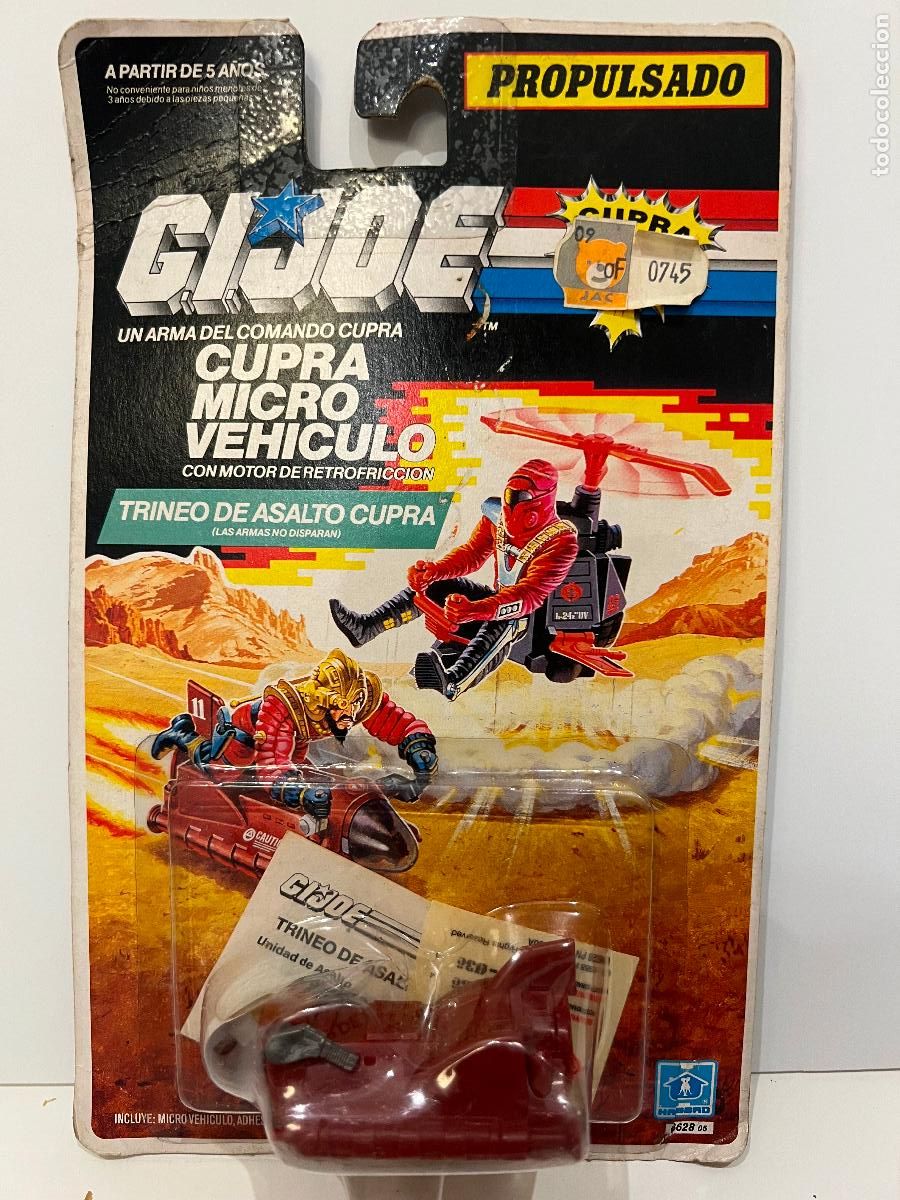 Figuras y mu&ntilde;ecos GI Joe: GI JOE CUPRA MICRO VEHICULO EN BLISTER HASBRO 1989 MB