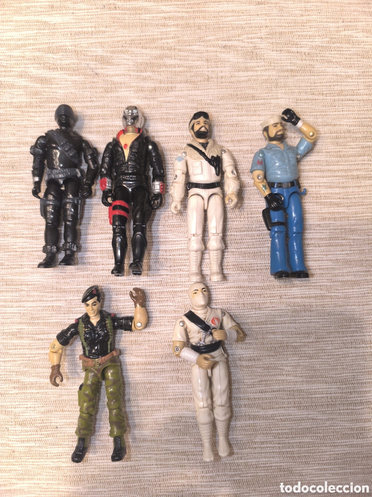 Figuras y mu&ntilde;ecos GI Joe: Lote 6 figuras vintage a&ntilde;os 80 GI-JOE.. Articulaciones perfectas