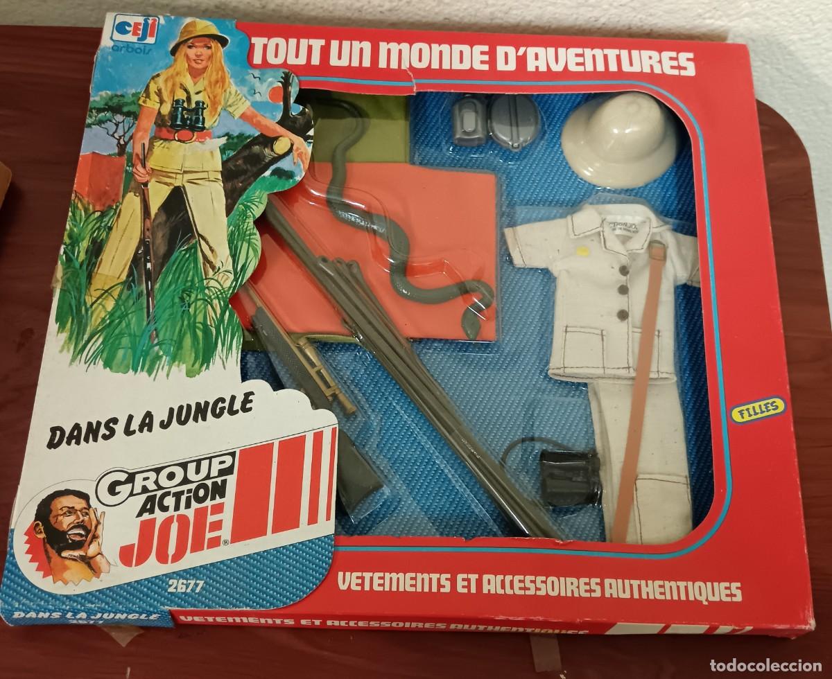 Figuras y mu&ntilde;ecos GI Joe: CAJA DANS LA JUNGLE GROUP ACTION JOE REF. 2677 ARBOIS A&Ntilde;OS 70