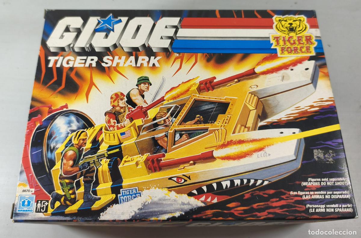 Figuras y mu&ntilde;ecos GI Joe: NAVE GIJOE, GI JOE, TIGER SHARK, HASBRO, A&Ntilde;O 1989, EN CAJA. CC