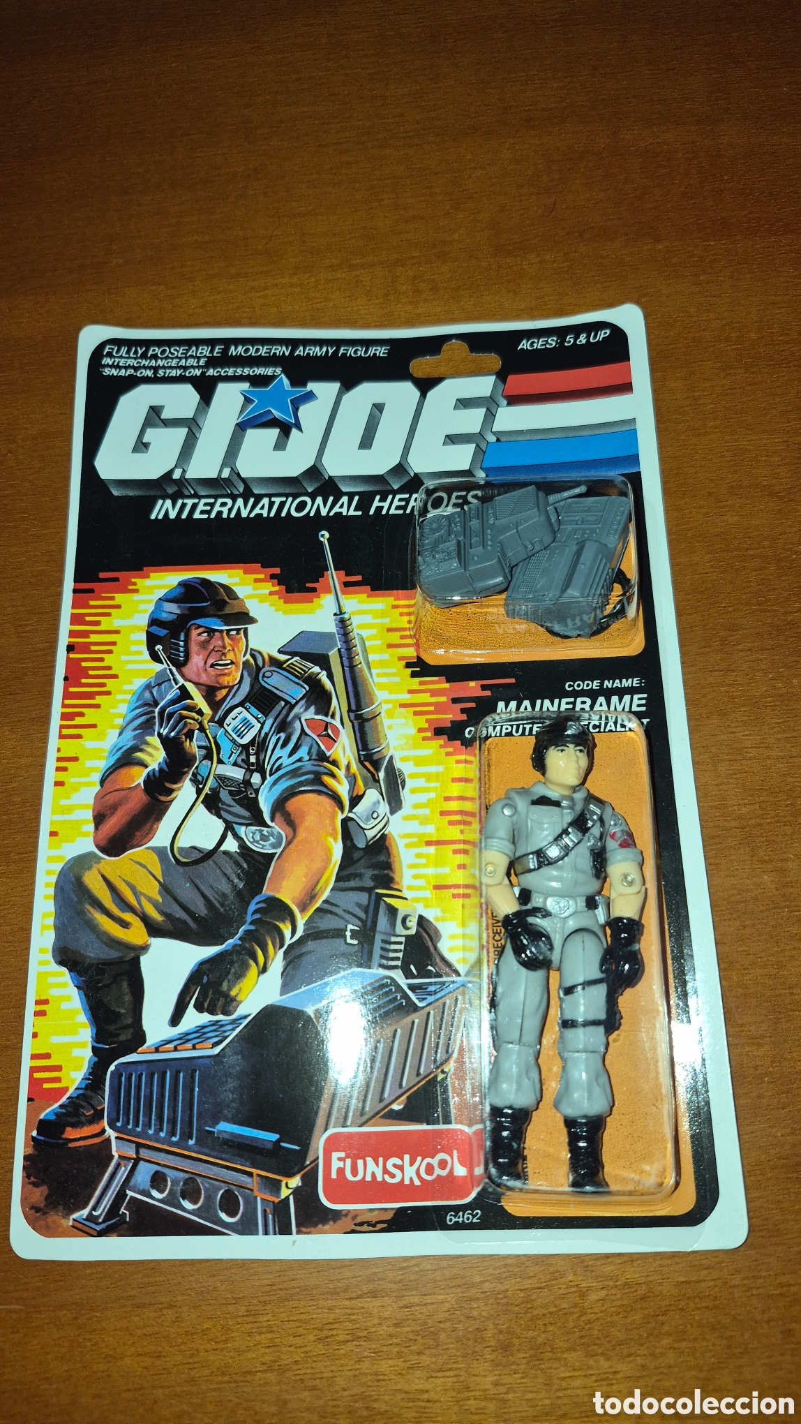 Figuras y mu&ntilde;ecos GI Joe: Antigua figura de Gijoe Funskool. A&ntilde;os 80. Mainframe. &Eacute;poca Masters, Mosqueperros, Wwf, catch, Hulk