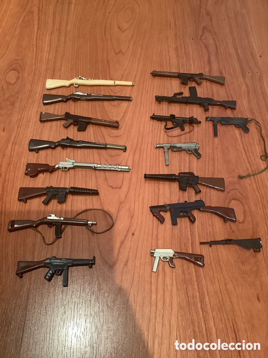 Figurines et Jouets Gi Joe: Lote de Armas de Action Man no Geyperman para Completar