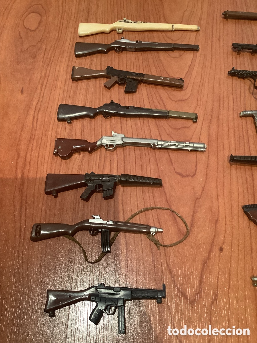 Figuras y mu&ntilde;ecos GI Joe: Lote de Armas de Action Man no Geyperman para Completar - Foto 2