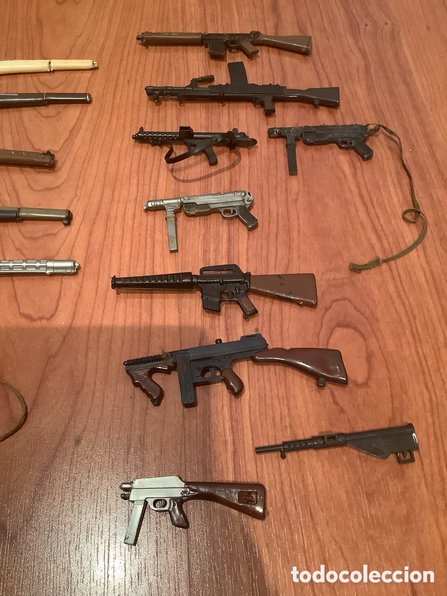 Figuras y mu&ntilde;ecos GI Joe: Lote de Armas de Action Man no Geyperman para Completar - Foto 3