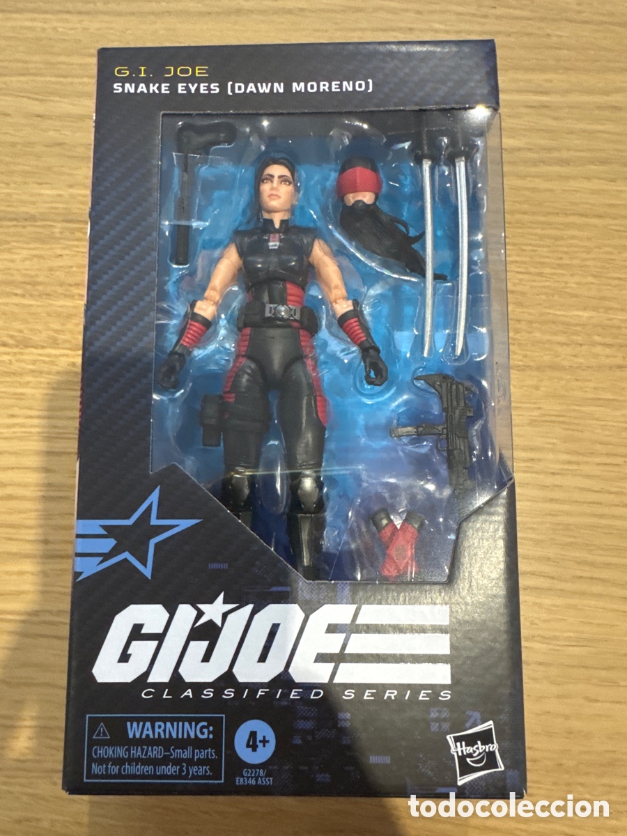 Figuras y mu&ntilde;ecos GI Joe: Figura Snake Eyes Dawn Moreno GI Joe Classified Series Hasbro