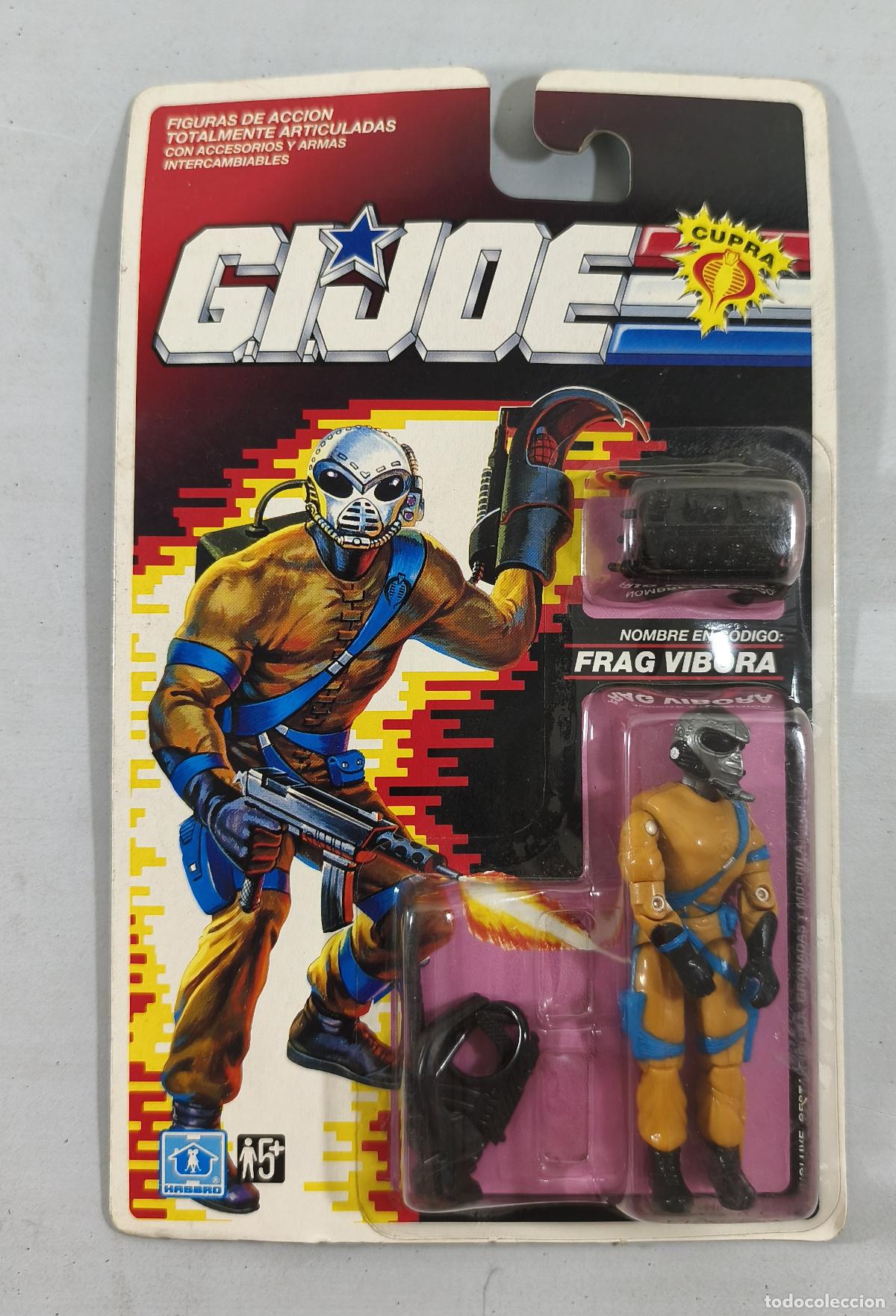Figuras y mu&ntilde;ecos GI Joe: FIGURA GI JOE FRAG VIBORA, DE HASBRO, A&Ntilde;O 1990, EN BLISTER. CC
