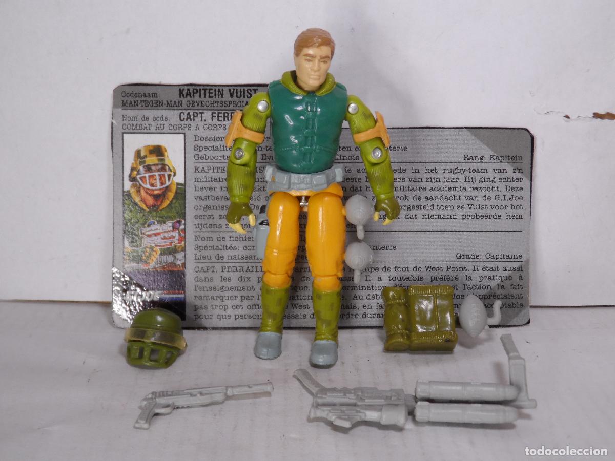 Figuras y mu&ntilde;ecos GI Joe: GIJOE CAPT. GRID-IRON V1 (BARRA DE ACERO) 1990 HASBRO