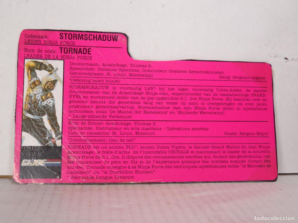 Figuras y mu&ntilde;ecos GI Joe: GIJOE STORM SHADOW V3 (SOMBRA) (NINJA FORCE) 1992 HASBRO - Foto 4