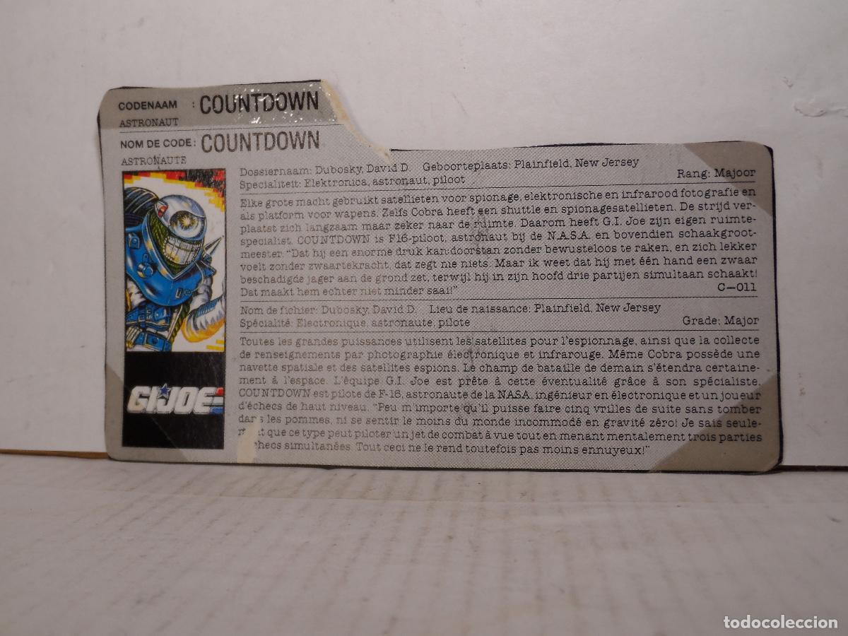 Figuras y mu&ntilde;ecos GI Joe: GIJOE COUNTDOWN V1 1989 HASBRO - Foto 5