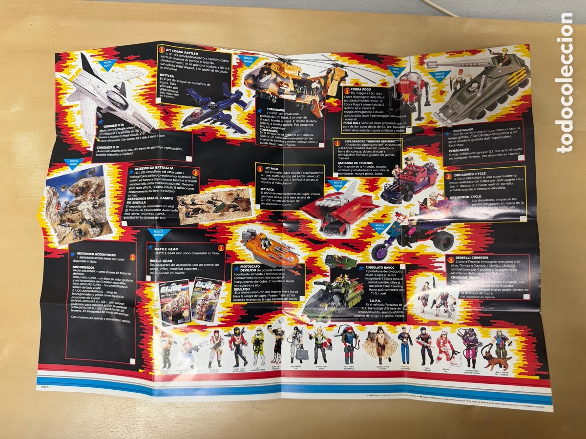 Figuras y mu&ntilde;ecos GI Joe: POSTER PROMOCION FIGURAS GI JOE - Foto 3