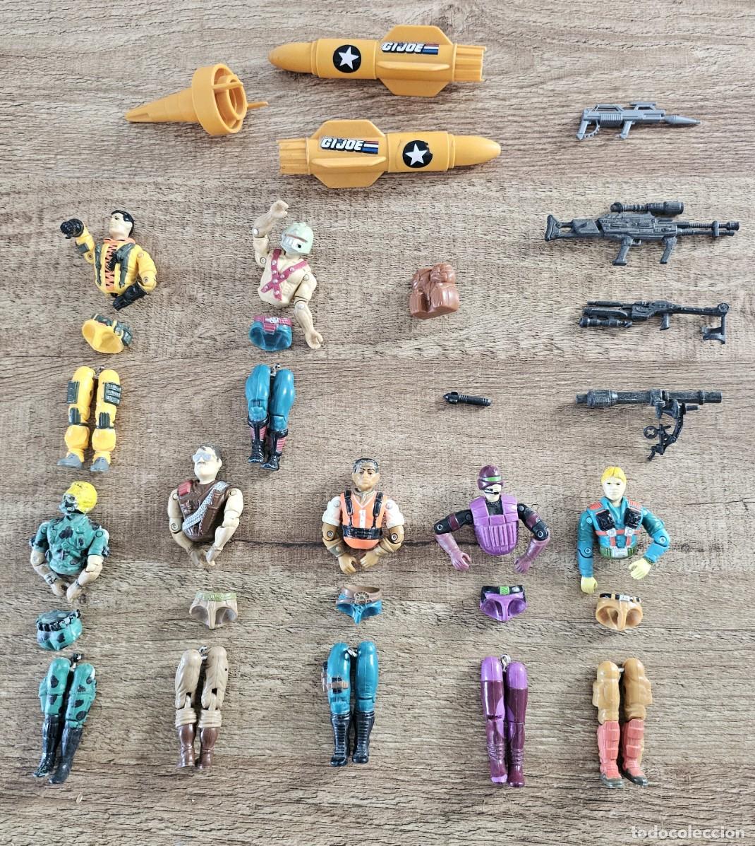 Figuras y mu&ntilde;ecos GI Joe: GI JOE - GIJOE- Lote de 7 figuras y accesorios