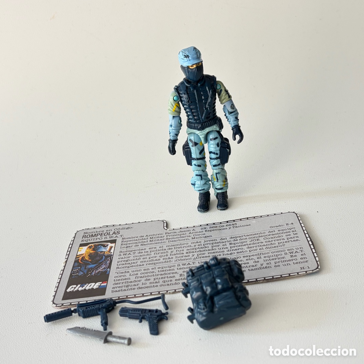 Figuras y mu&ntilde;ecos GI Joe: Figura Mu&ntilde;eco Gi Joe Shockwave SWAT Specialist v1 1988 Hasbro Gijoe Shock wave