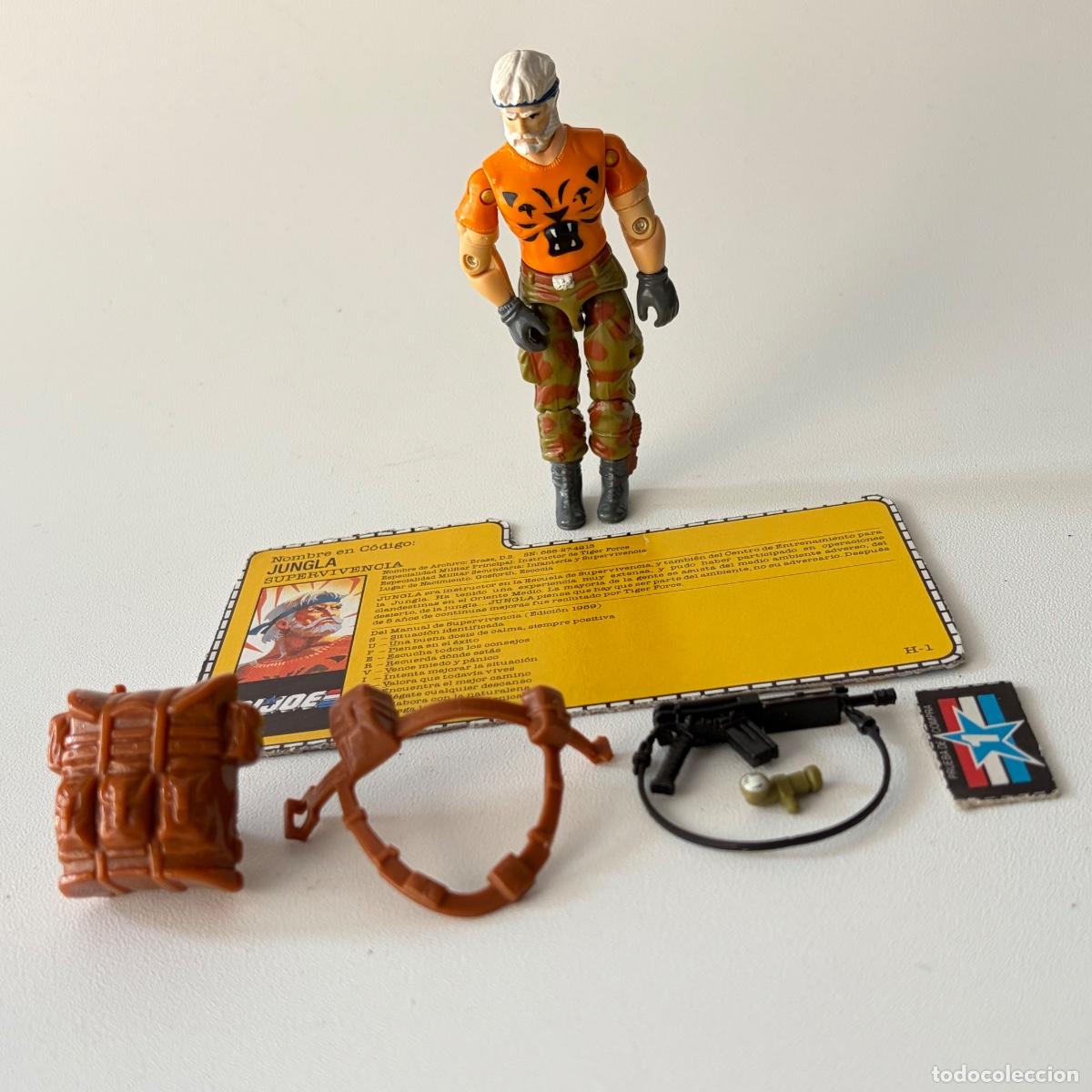 Figuras y mu&ntilde;ecos GI Joe: Figura Mu&ntilde;eco Gi Joe Outback Jungla Hasbro Gijoe 1990 Europa Tiger Force Survival Specialist