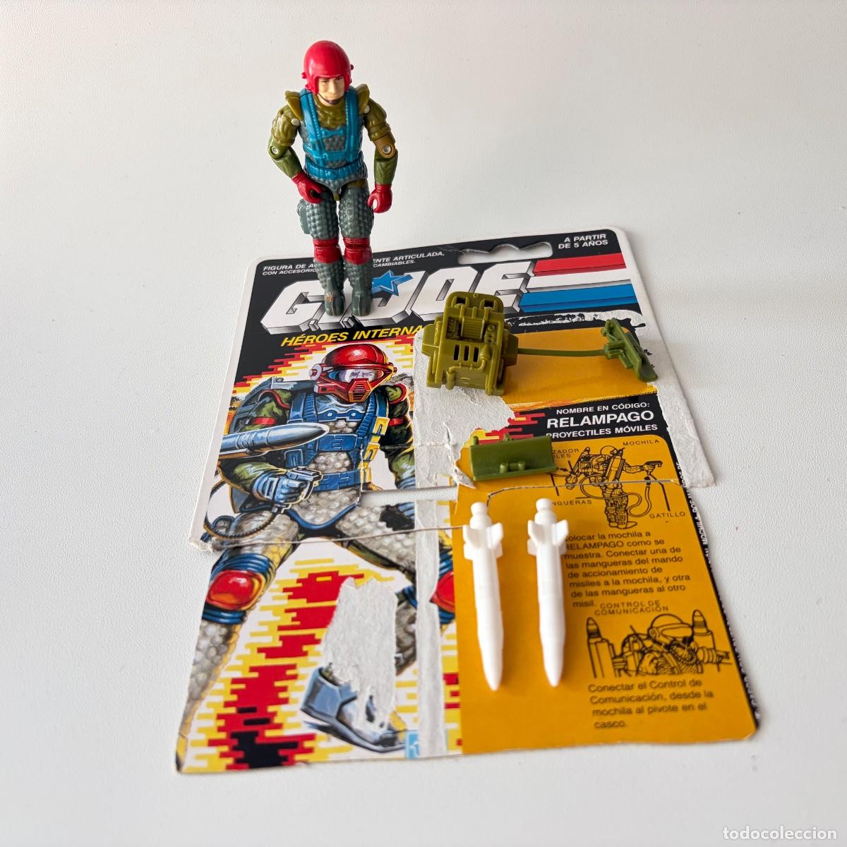 Figuras y mu&ntilde;ecos GI Joe: Figura Mu&ntilde;eco Gi Joe Fast Draw Relampago v1 1987 Hasbro Gijoe