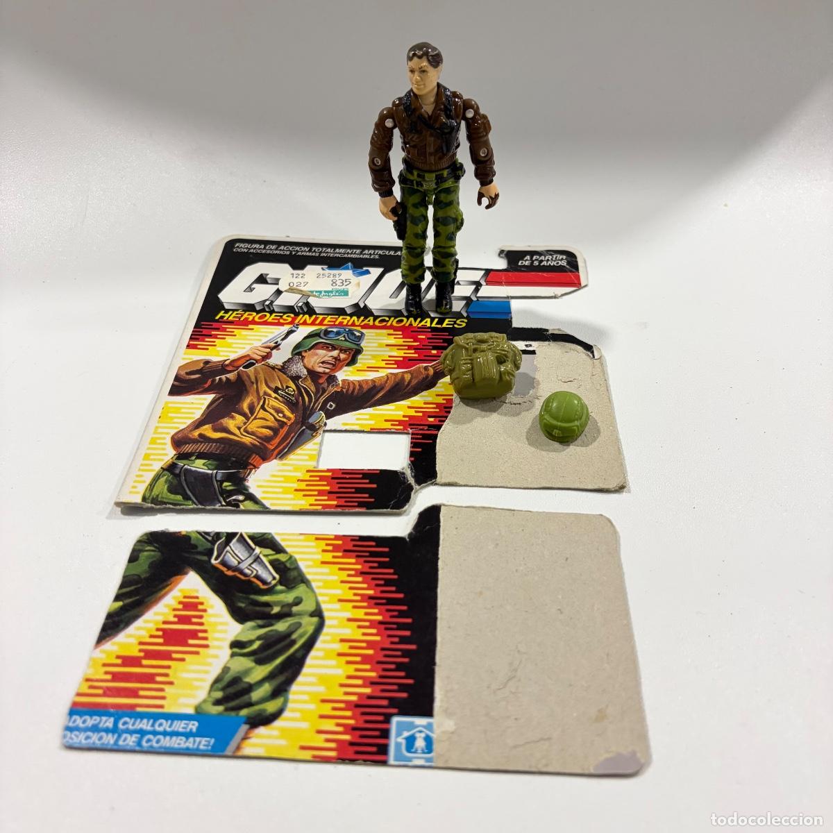 Figuras y mu&ntilde;ecos GI Joe: Figura Mu&ntilde;eco Gi Joe Hawk v2 1986 Hasbro Gijoe con ficha
