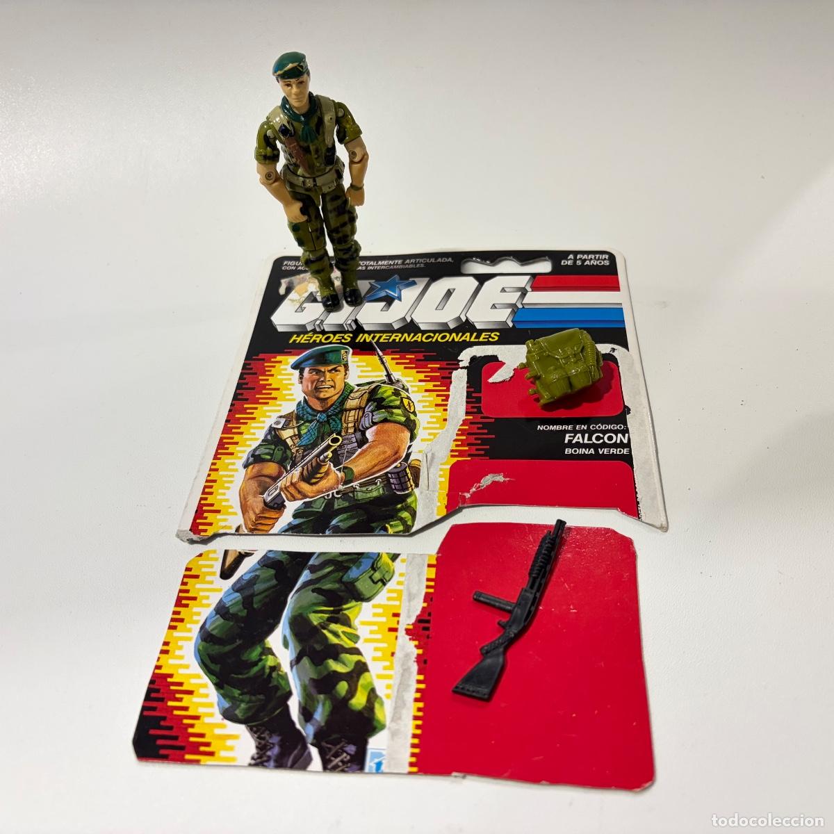 Figuras y mu&ntilde;ecos GI Joe: Figura Mu&ntilde;eco Gi Joe Falcon v1 1987 Hasbro Gijoe con ficha