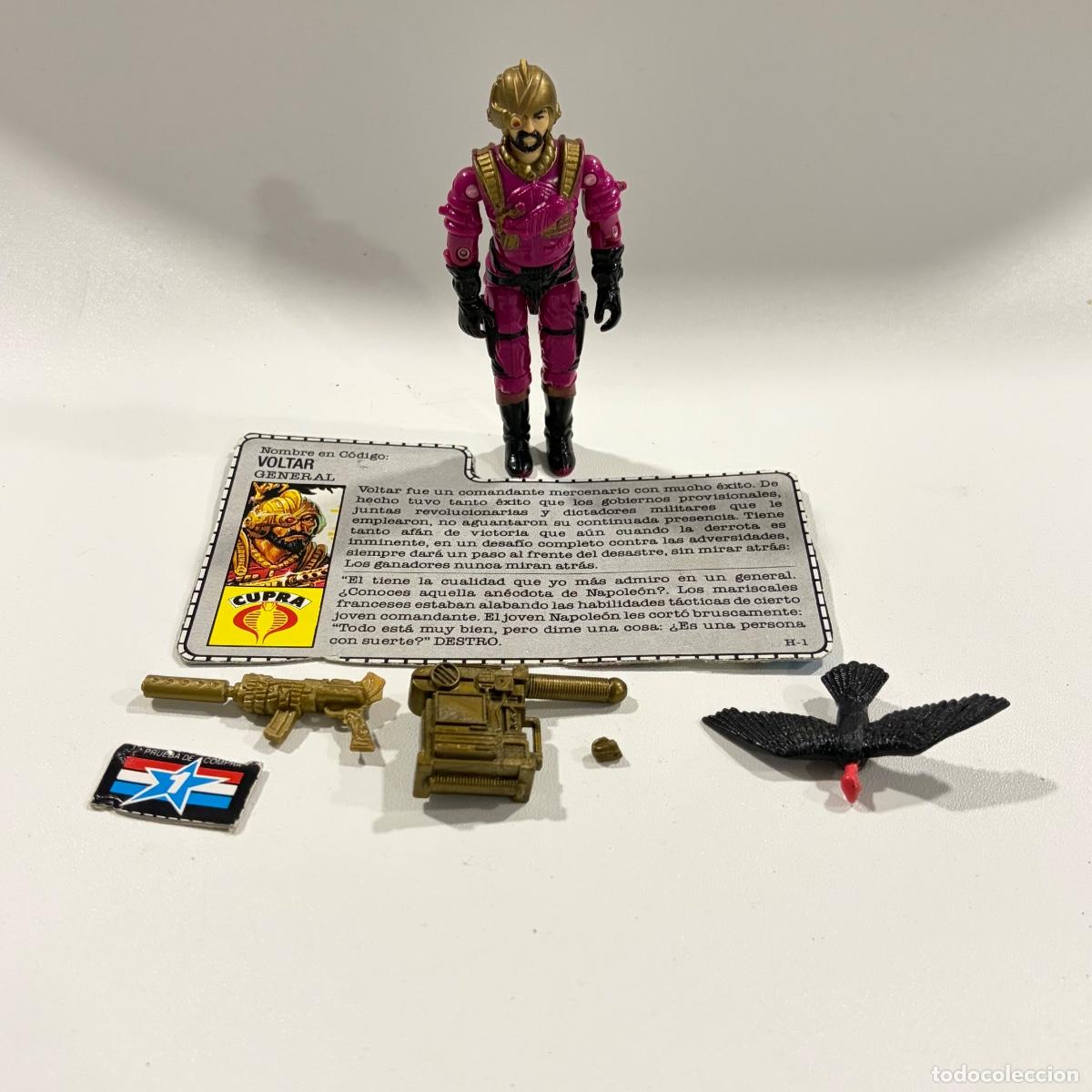 Figuras y mu&ntilde;ecos GI Joe: Figura Mu&ntilde;eco Gi Joe Voltar v1 1988 Hasbro Gijoe con ficha