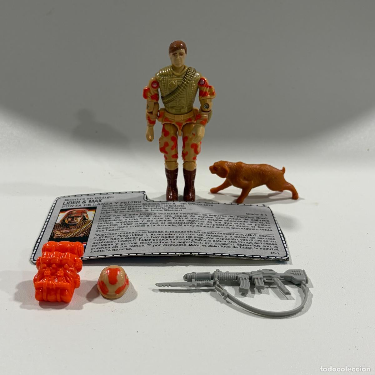 Figuras y mu&ntilde;ecos GI Joe: Figura Mu&ntilde;eco Gi Joe Spearhead y Max Bobcat v1 1988 Hasbro Gijoe con ficha