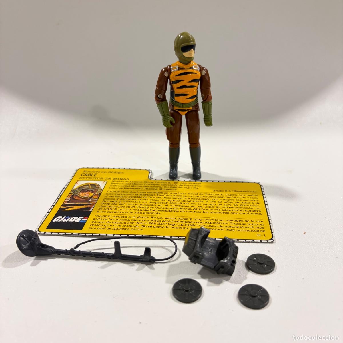 Figuras y mu&ntilde;ecos GI Joe: Figura Mu&ntilde;eco Gi Joe Tiger Force Tripwire v1 1988 Hasbro Gijoe con ficha