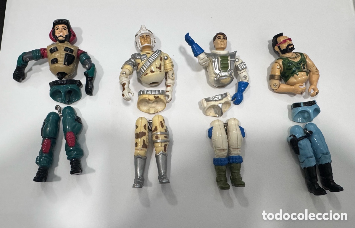 Figuras y mu&ntilde;ecos GI Joe: Lote 4 Gi Joe sin goma en la cintura