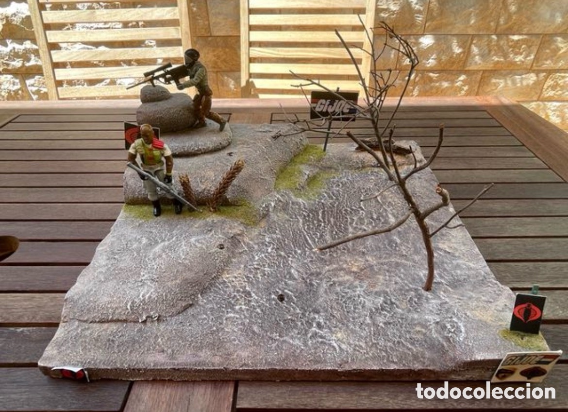 Figuras y mu&ntilde;ecos GI Joe: Diorama Gi joe exposici&oacute;n custom Cobra