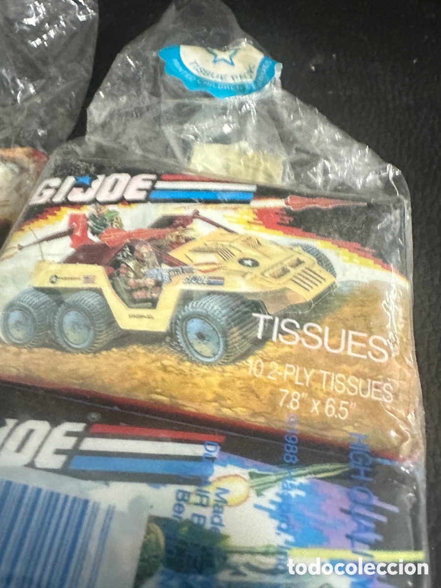 Figuras y mu&ntilde;ecos GI Joe: Tissues pa&ntilde;uelos kleenex GI JOE - Foto 3