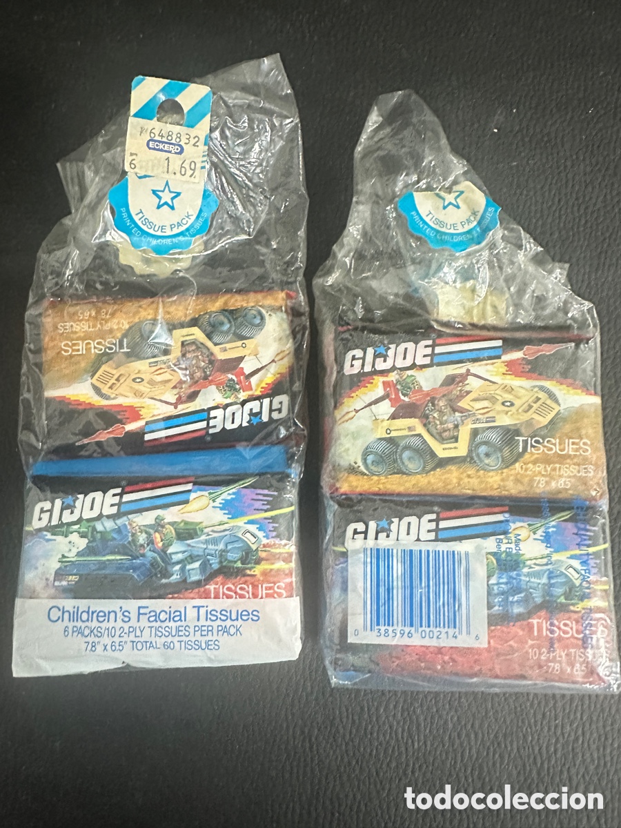 Figuras y mu&ntilde;ecos GI Joe: Tissues pa&ntilde;uelos kleenex GI JOE