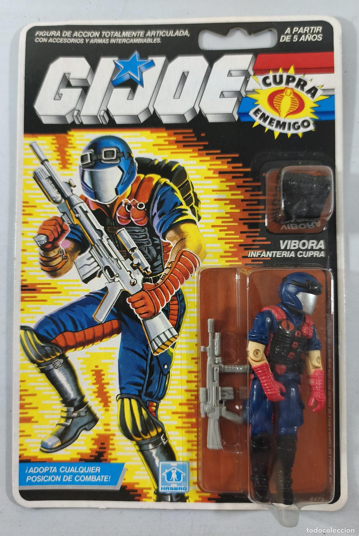 Figuras y mu&ntilde;ecos GI Joe: FIGURA GI JOE VIBORA INFANTERIA CUPRA, A&Ntilde;O 1986, HASBRO, EN BLISTER. CC
