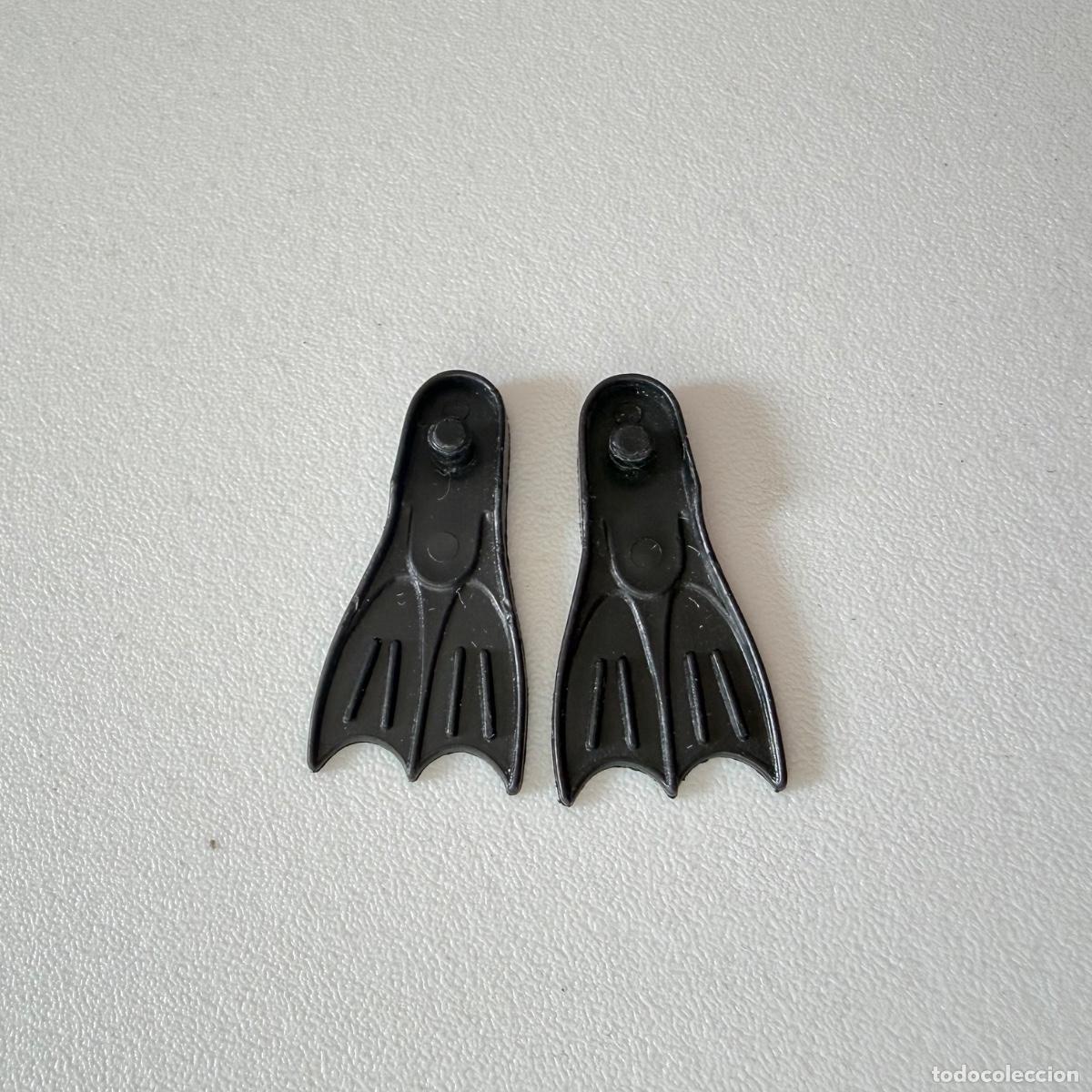 Figuras y mu&ntilde;ecos GI Joe: Accesorio aletas de la Figura Mu&ntilde;eco Gi Joe Wet suit v1 1986 Hasbro Gijoe Skuba wetsuit scuba