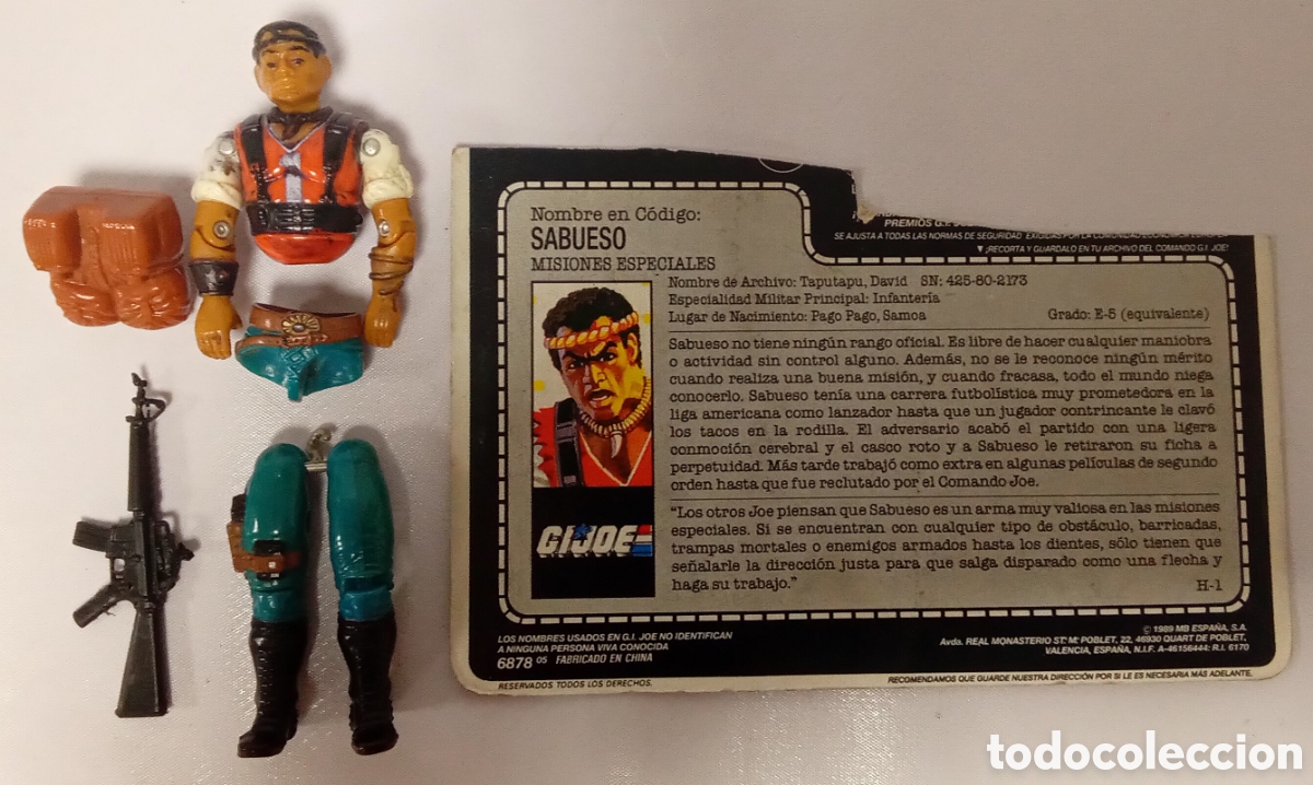 Figuras y mu&ntilde;ecos GI Joe: Sabueso figura gi joe Hasbro a&ntilde;o 1987